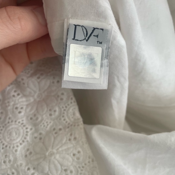 Diane Von Furstenberg white lace dress size 10 - Picture 7 of 9